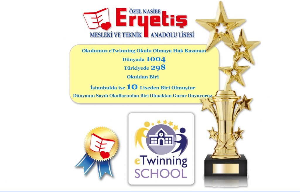 2021-2022 e-Twinning Okulu Etiketi ile ödüllendirilmiştir.
